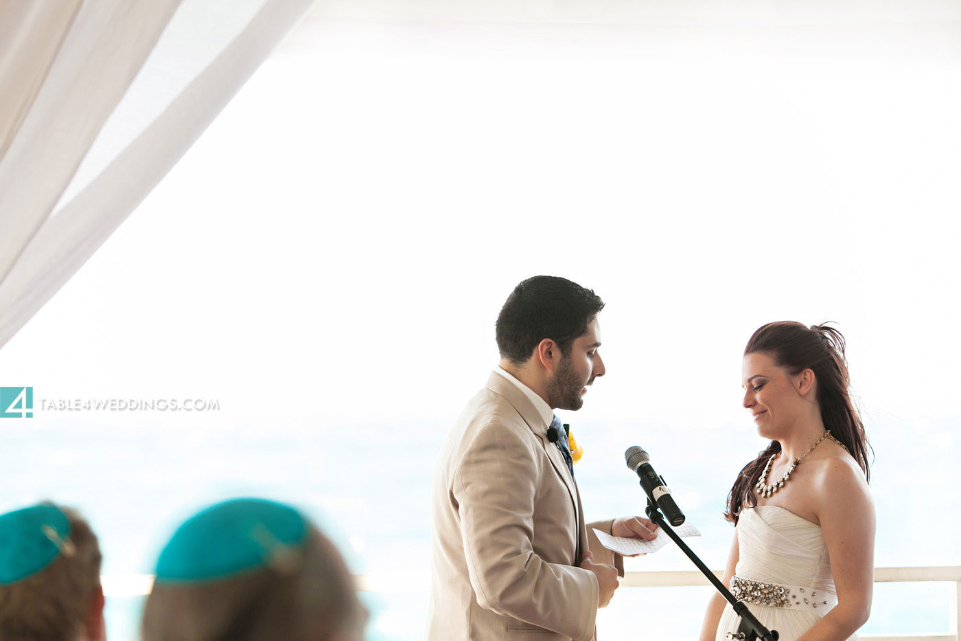 atlantis bahamas beach wedding during hurricane sandy