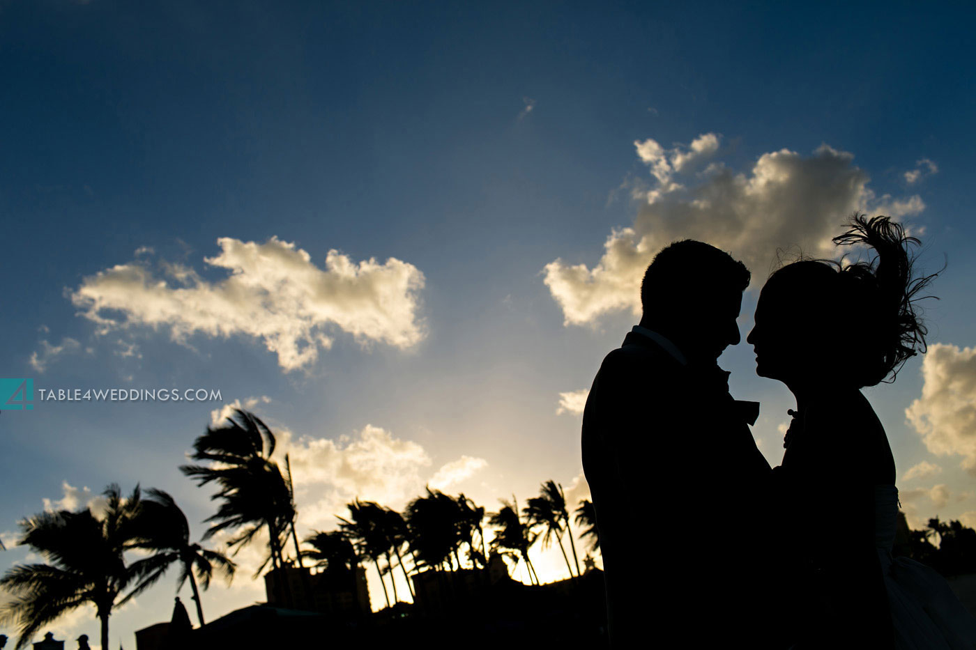 atlantis bahamas beach wedding during hurricane sandy
