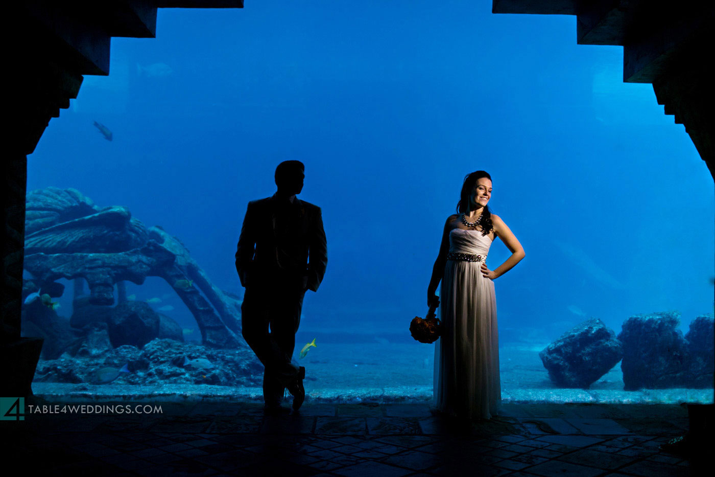 atlantis bahamas beach wedding during hurricane sandy