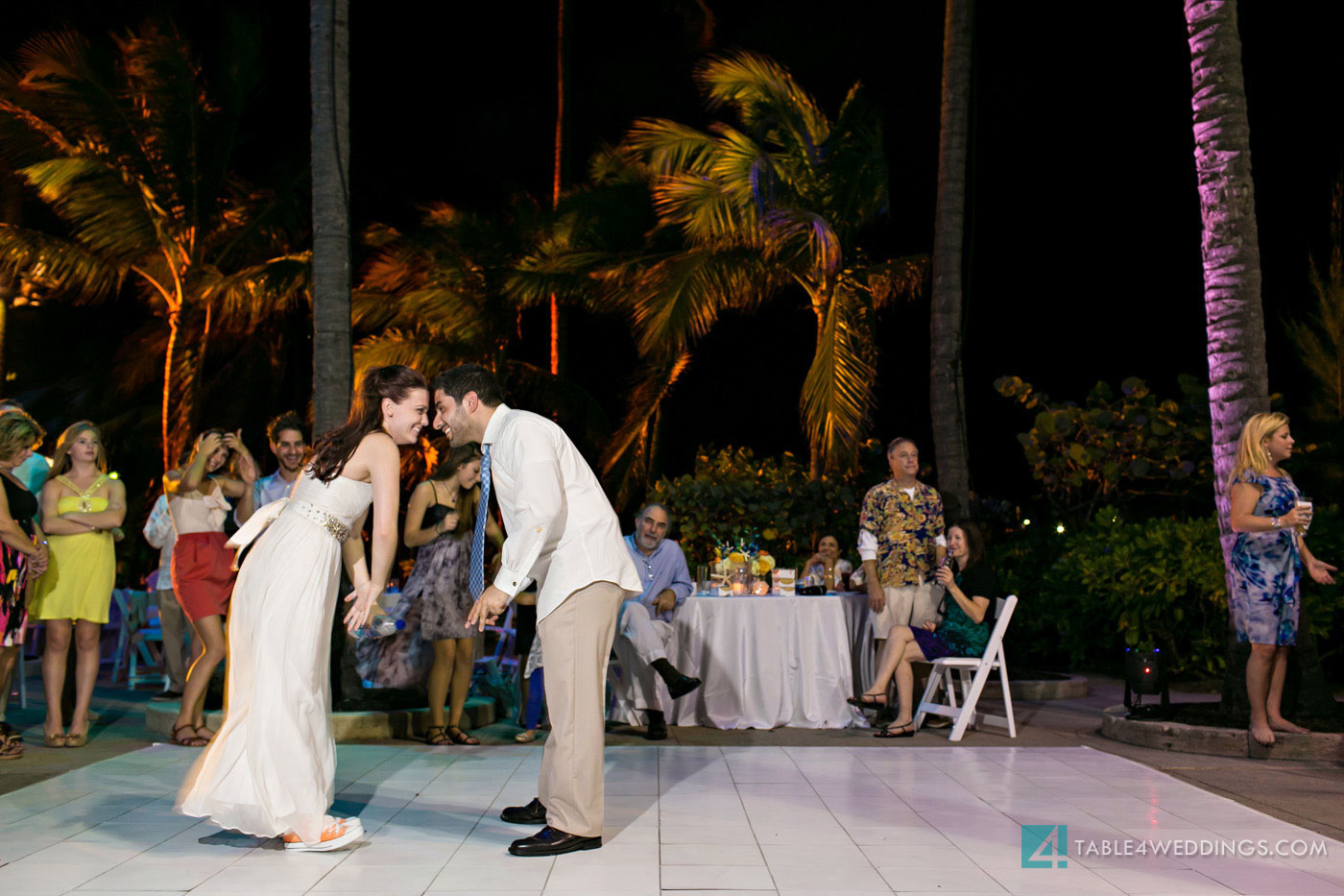 atlantis bahamas beach wedding during hurricane sandy