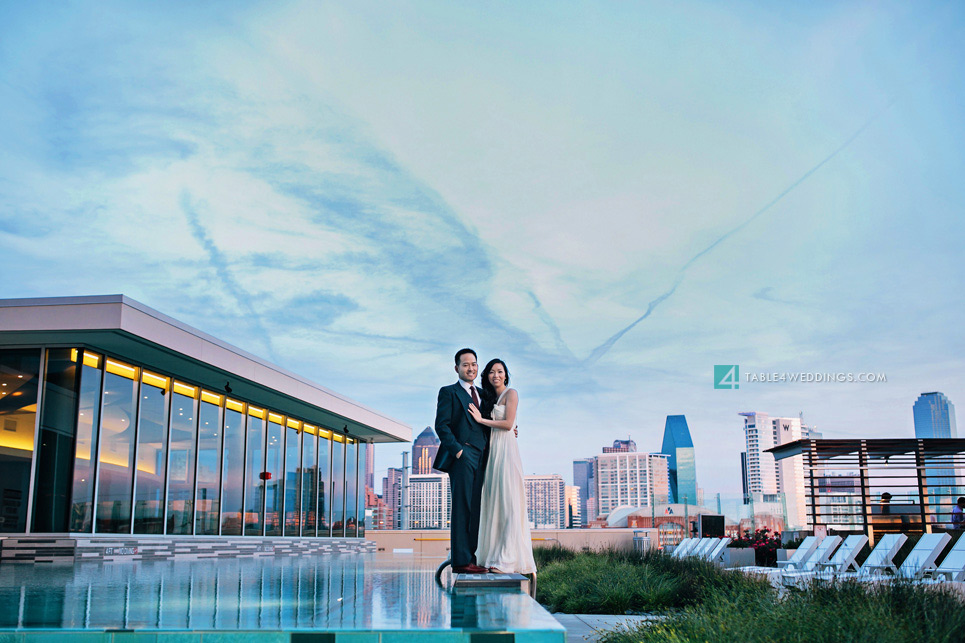 downtown dallas 1400 highline engagement photo