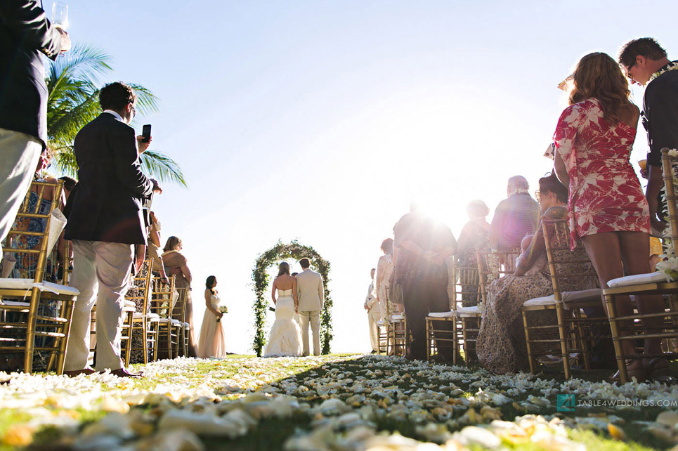 olowalu plantation house wedding ceremony, maui wedding photography, hawaii wedding photography