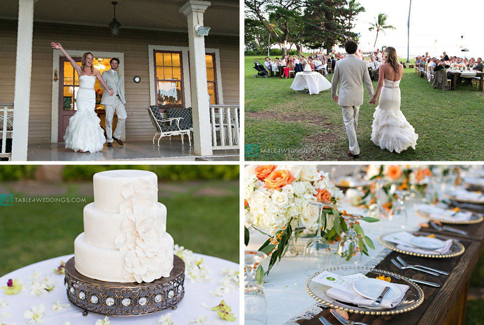 olowalu plantation house wedding reception, maui wedding photography, maui sweet cakes wedding cake, hawaii wedding photography