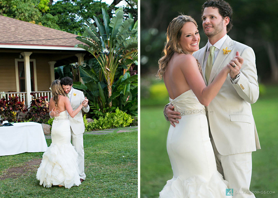 olowalu plantation house wedding reception, maui wedding photography, hawaii wedding photography