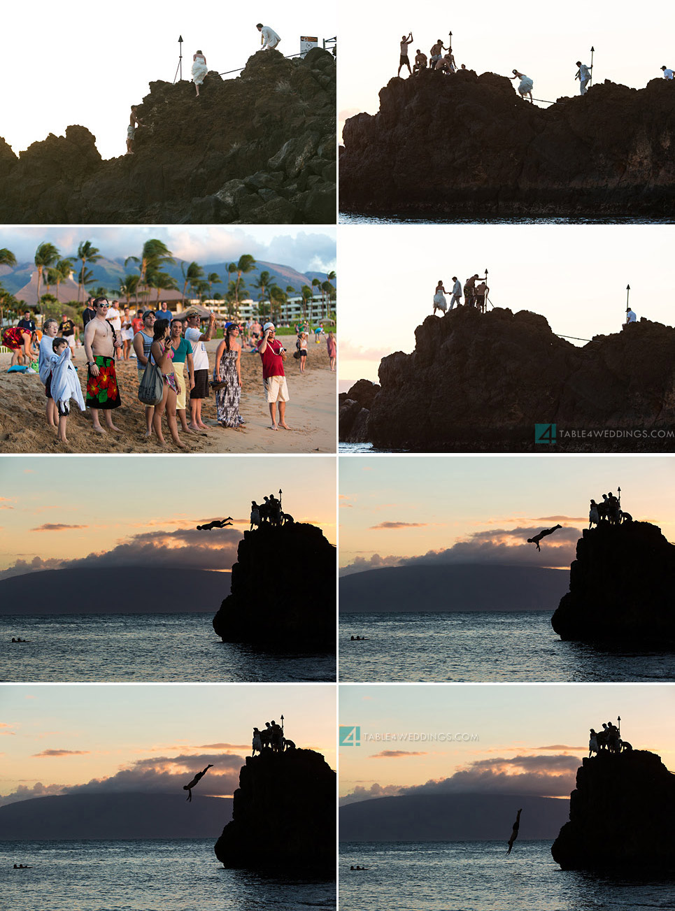 vera wang trash the dress, black rock maui wedding jump photography, maui wedding photography