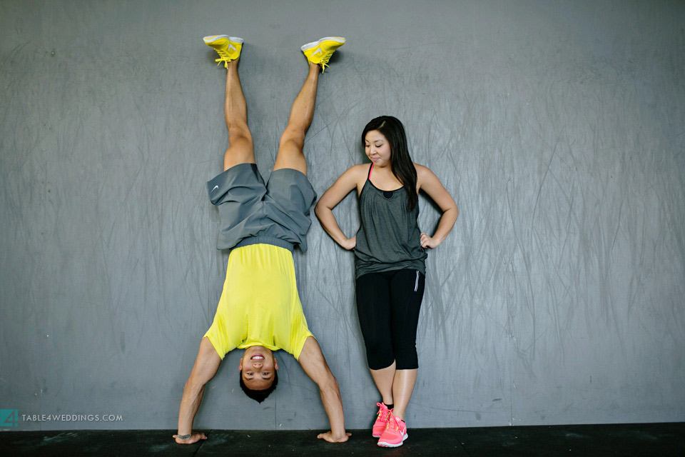 crossfit engagement photo