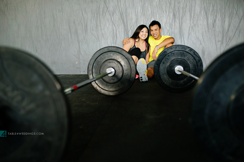 crossfit engagement photo