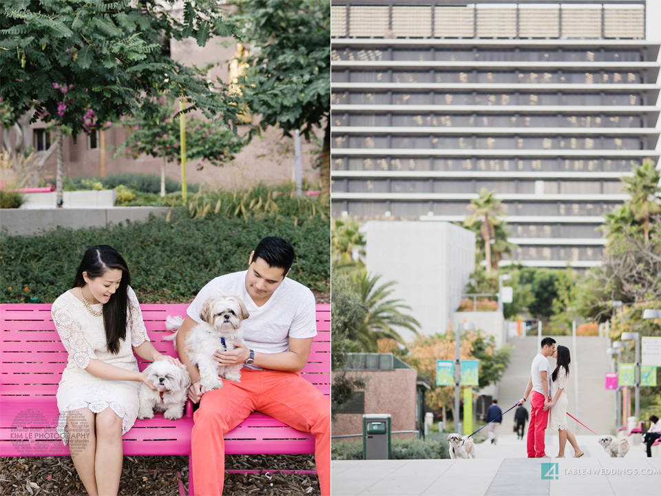 downtown los angeles grand park engagement session