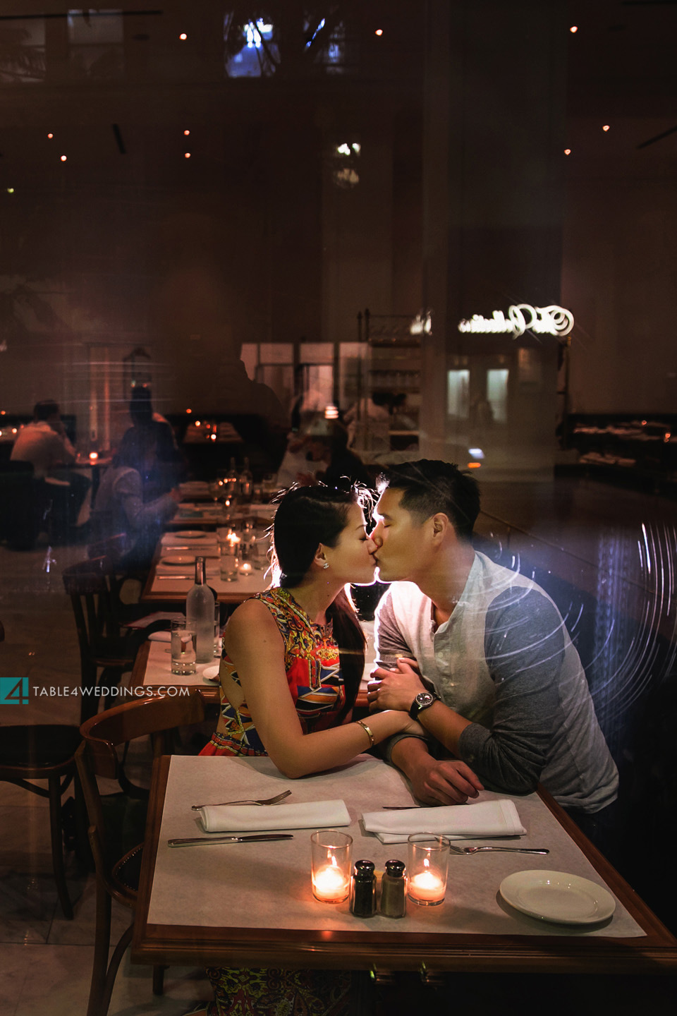 bottega louie los angeles engagement image