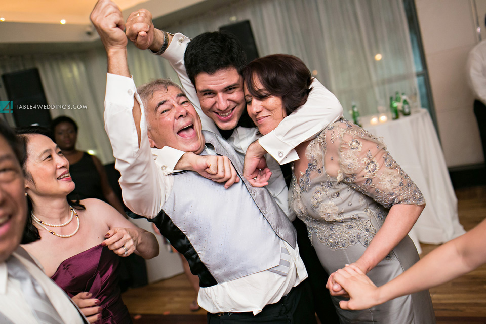 battery gardens restaurant wedding reception dancing new york city photo