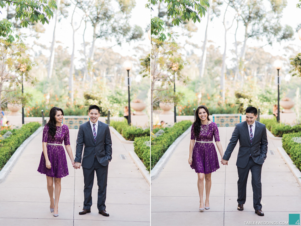 balboa park engagement session san diego wedding photographer jason huang table4 weddings