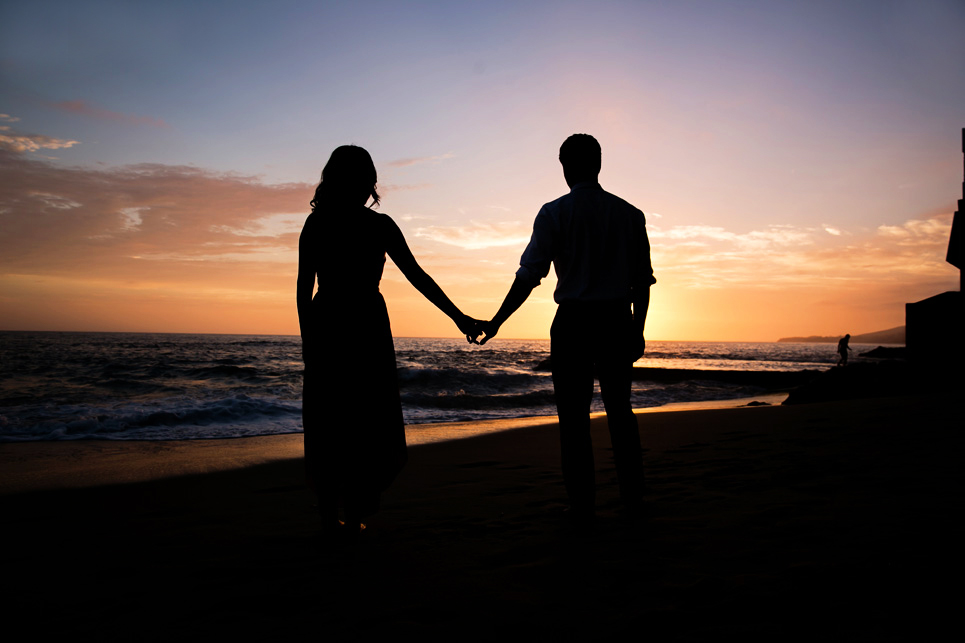 sunset laguna beach engagement photo, southern california wedding photographer jason huang