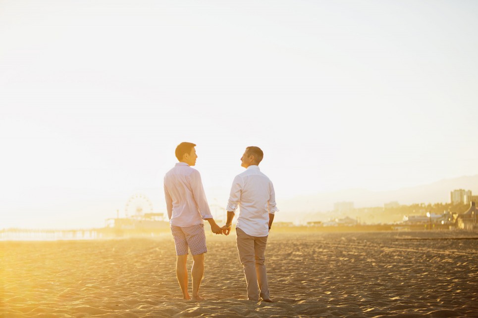 johnny-michael-santa-monica-beach-engagement-lgbt-table4-005 by Jason Huang, Table4. 