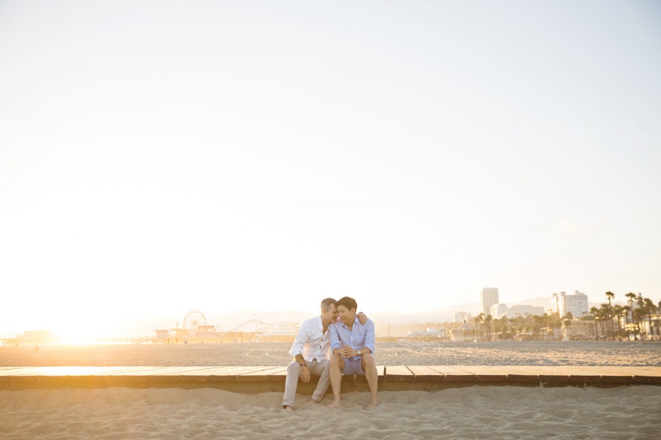 johnny-michael-santa-monica-beach-engagement-lgbt-table4-007 by Jason Huang, Table4. 