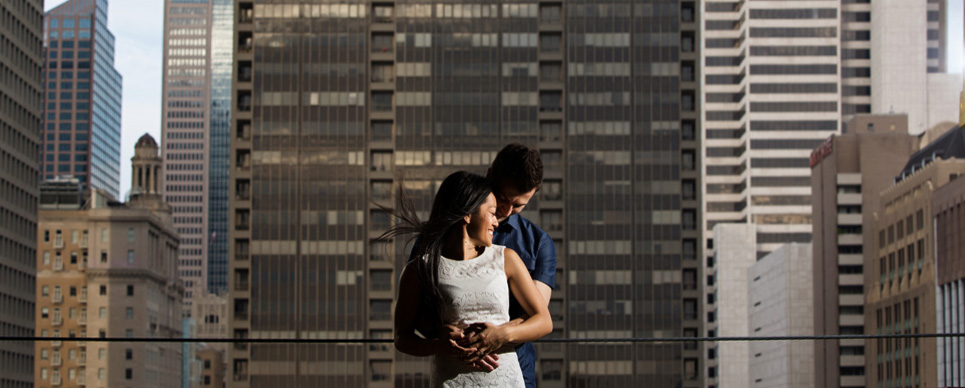 downtown dallas engagement photo valentina and eric by Jason Huang, Table4.