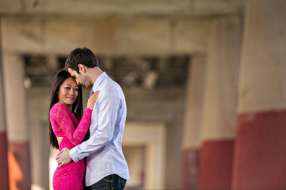 downtown dallas engagement photo valentina and eric by Jason Huang, Table4.