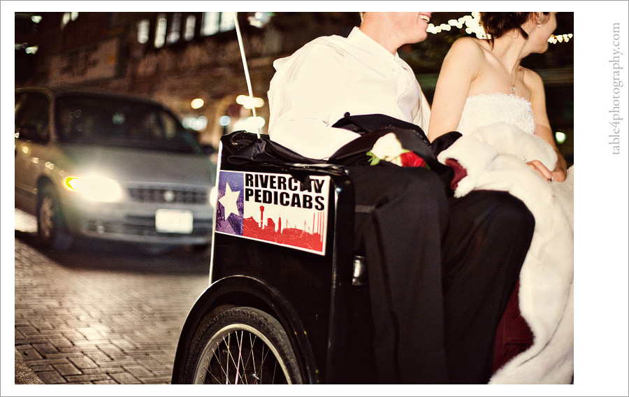 sheraton gunther hotel in san antonio, tx wedding image, rivercity pedicabs image