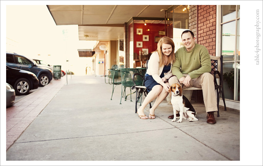 downtown denton, tx engagement pictures