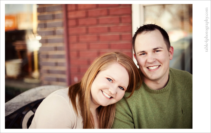 downtown denton, tx engagement pictures