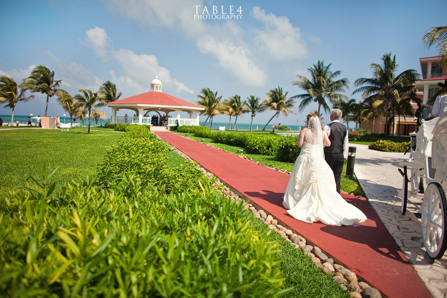 moon palace, cancun, mexico wedding images, beach wedding party picture