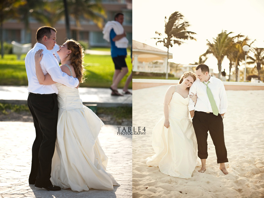 moon palace, cancun, mexico wedding images, beach wedding party picture