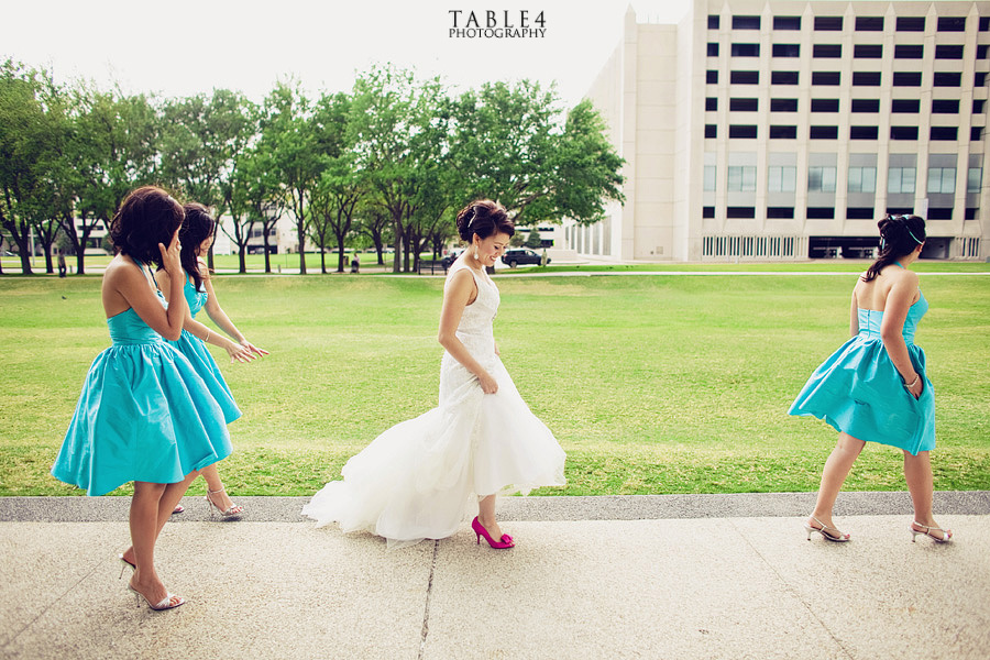 houston water garden wedding image