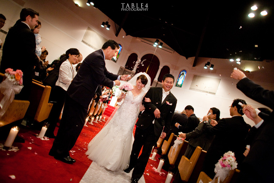 korean christian church wedding image