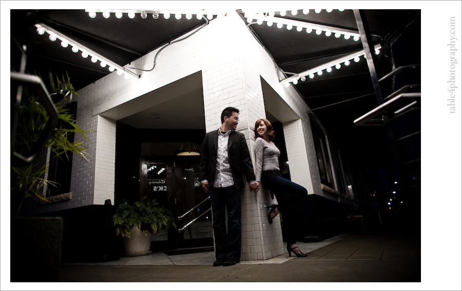 austin tx engagement photos, downtown, dancing