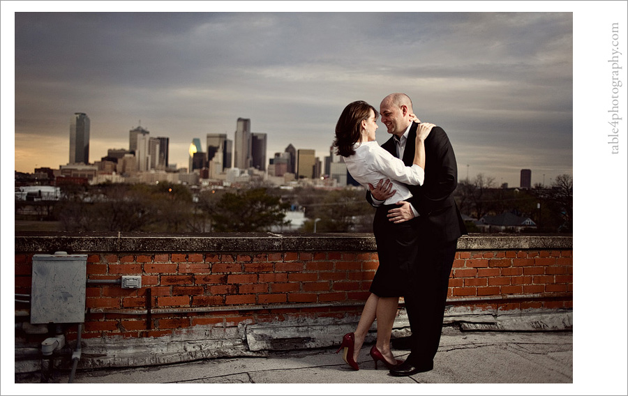 downtown dallas engagement image