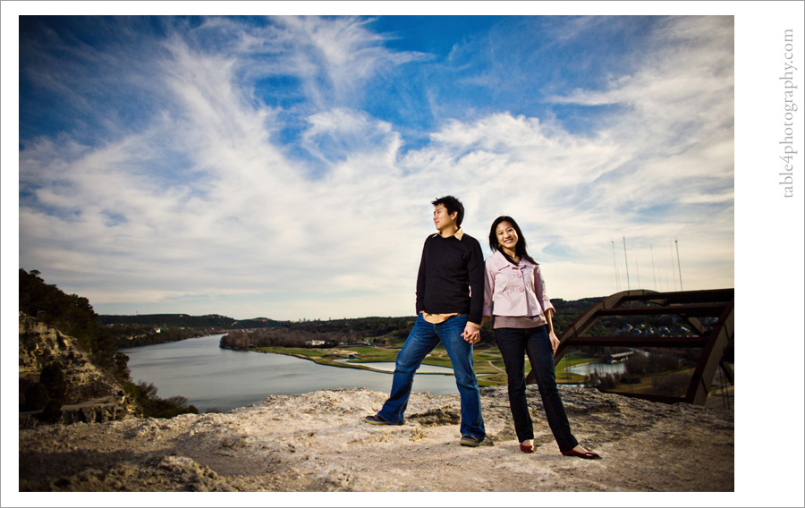 austin, tx 360 bridge engagement pictures