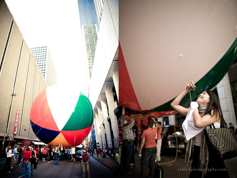 carnival cruise biggest beach ball picture