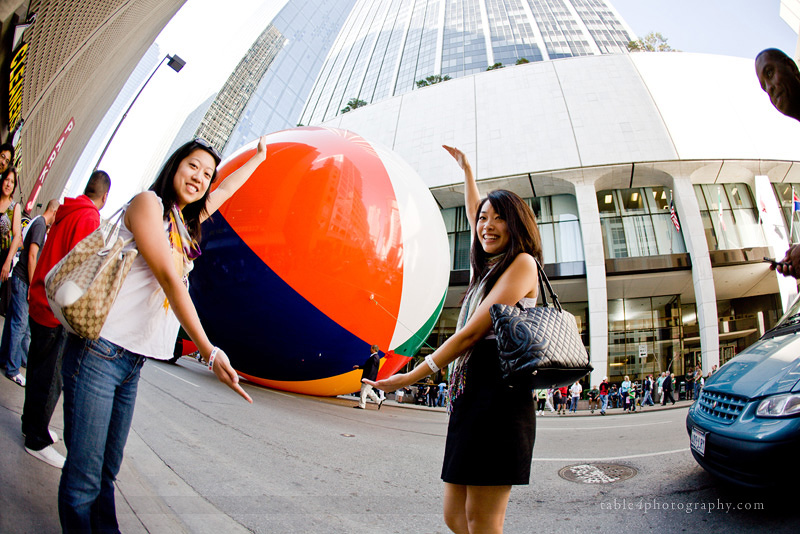 carnival cruise biggest beach ball picture