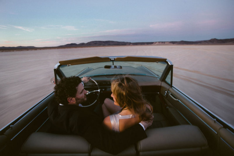 las vegas desert engagement photography